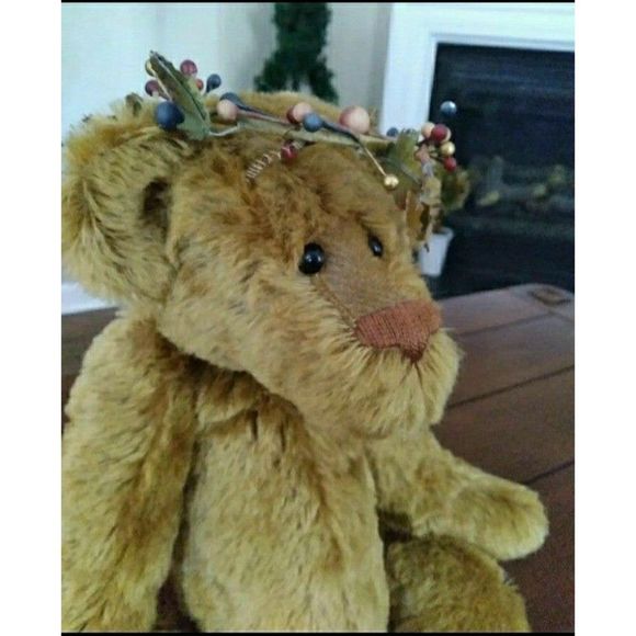 MOHAIR TEDDY BEAR ARTIST SIGNED HANDMADE - Picture 2 of 6